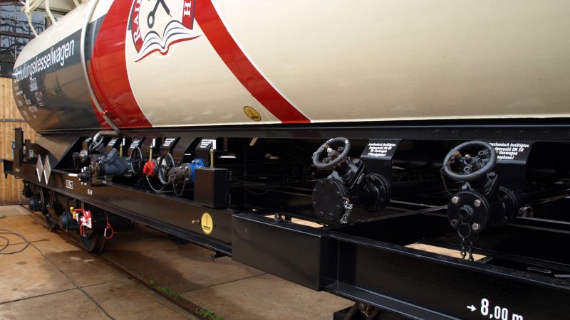Railtraining Schulungskesselwagen - Seitenansicht